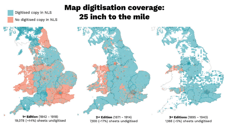 Ordnance Survey Digitization Coverage