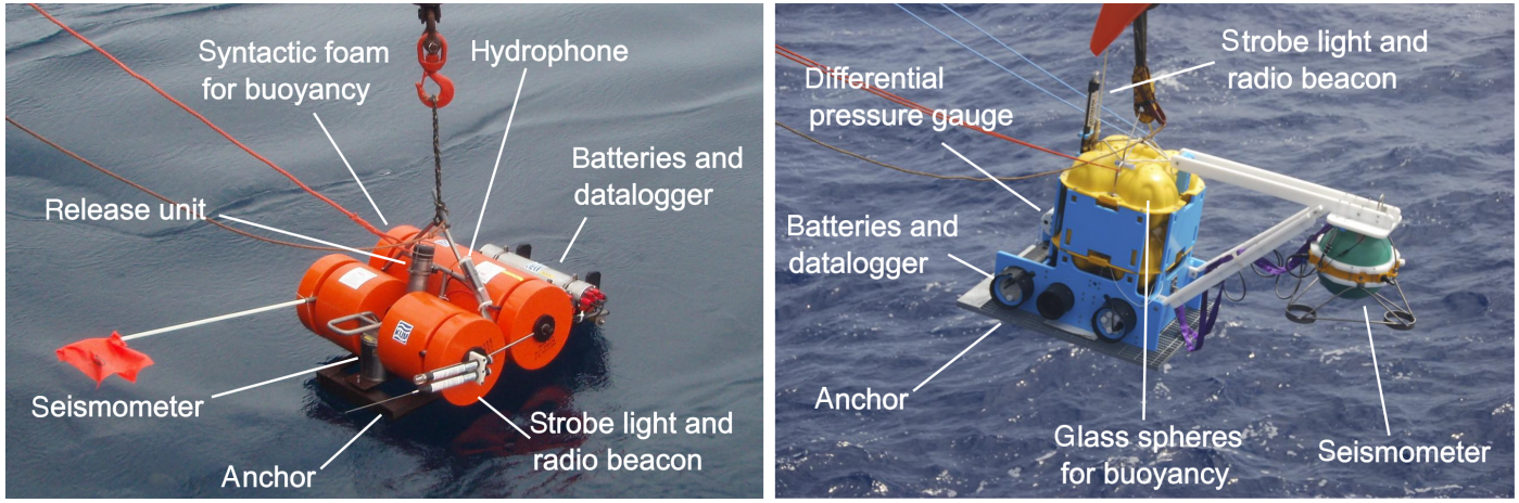 RHUM-RUM Ocean Bottom Seismometers