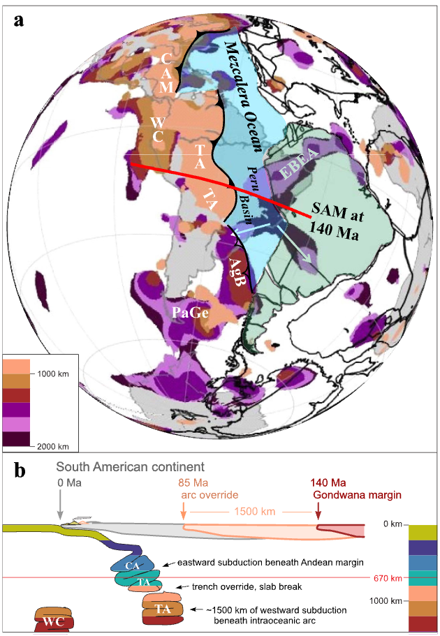 South America Subduction Reconstruction